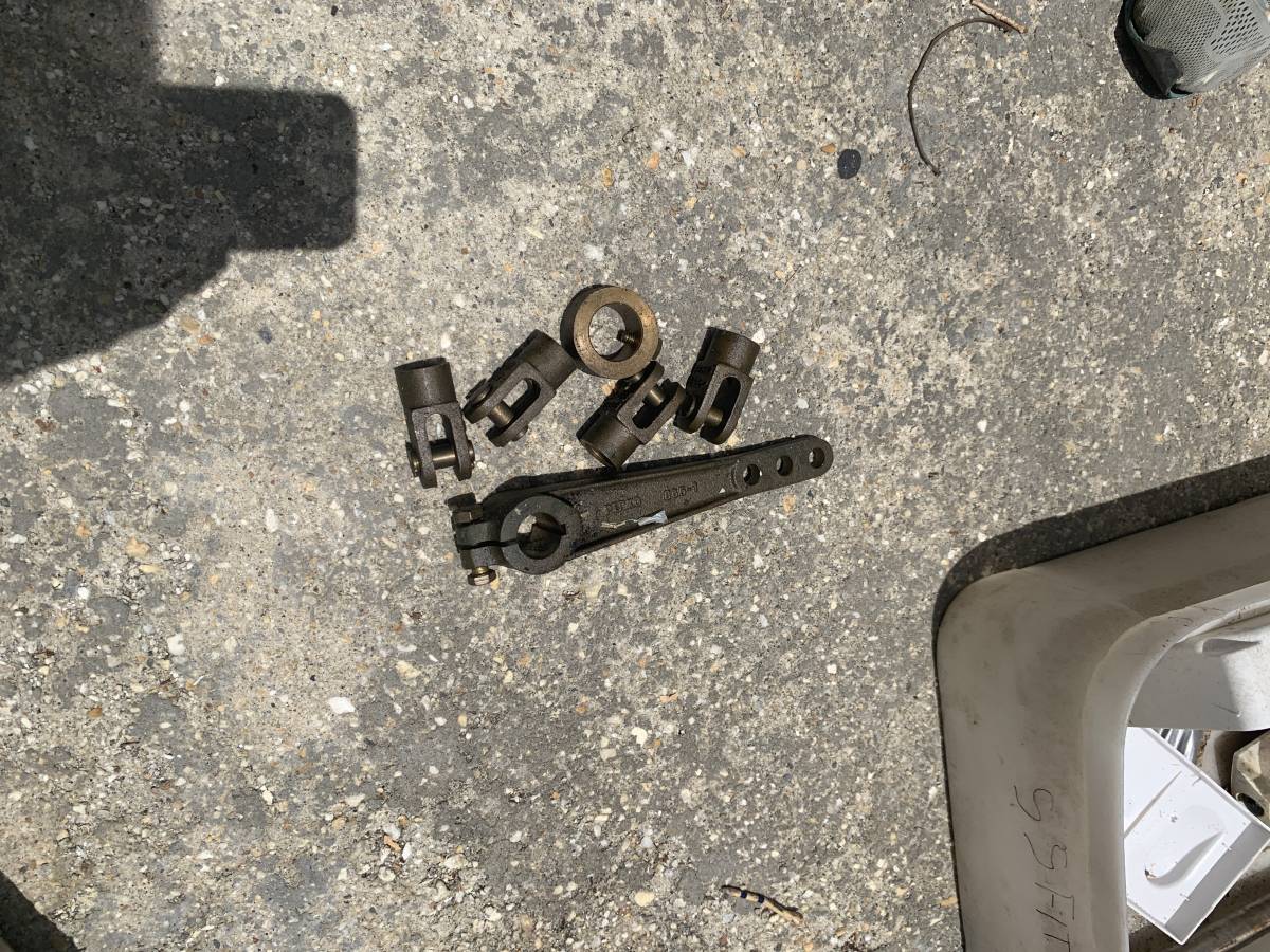 Mixed Marine Rigging Hardware Lot: Adjuster Arm & Fork Ends