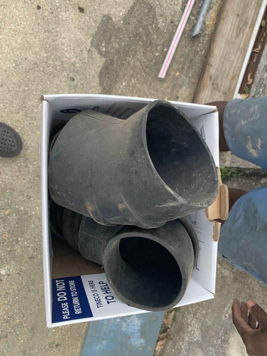 Black Rubber Reducer Couplers (Marine Exhaust?)
