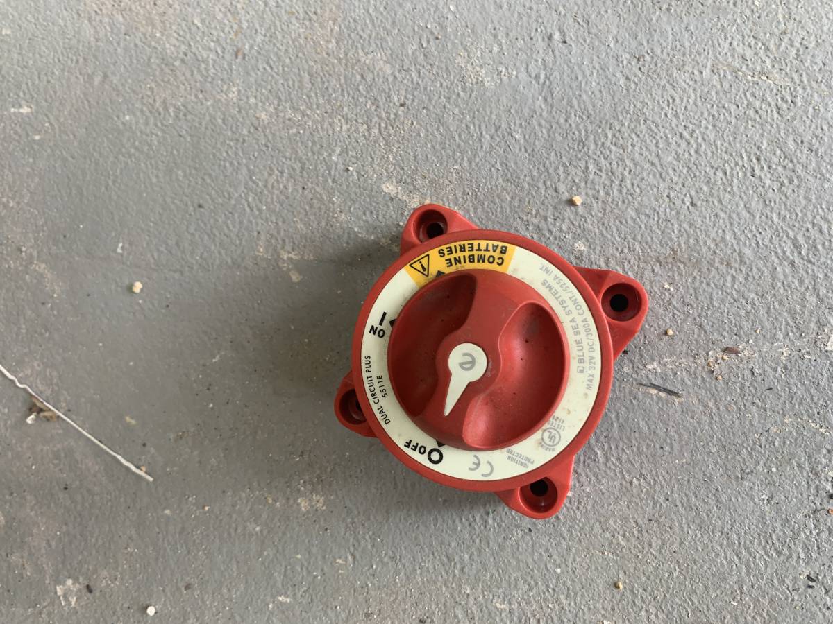 Blue Sea Systems Dual Circuit Plus Battery Switch 5511e